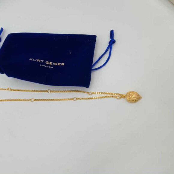 Pink Enamel Gold Tone Eagle Pendant Necklace NWT!  NEW! - Picture 5 of 9